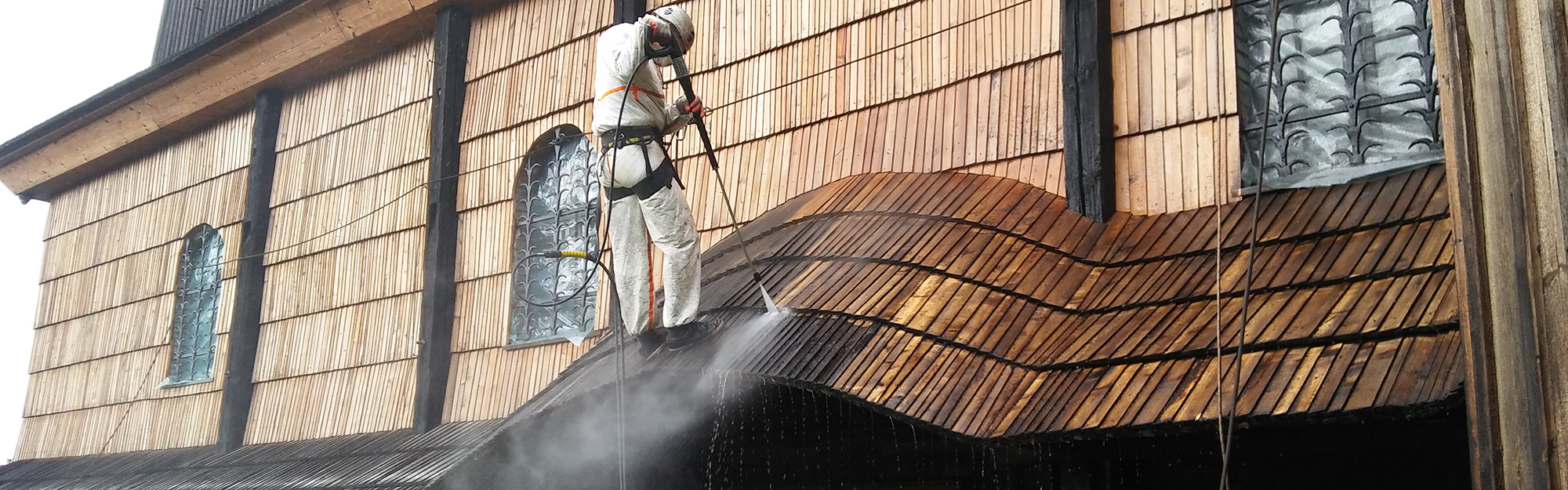 Pokrycia gontem drewnianym